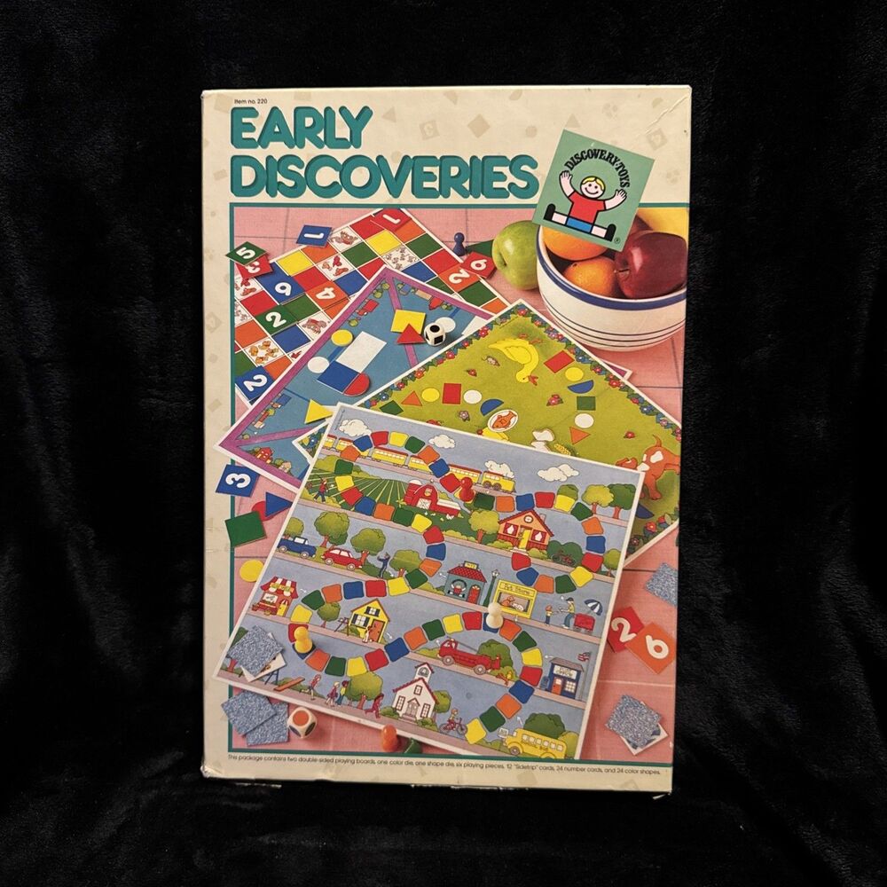 Vintage 1986 Discovery Toys EARLY DISCOVERIES Board Game
